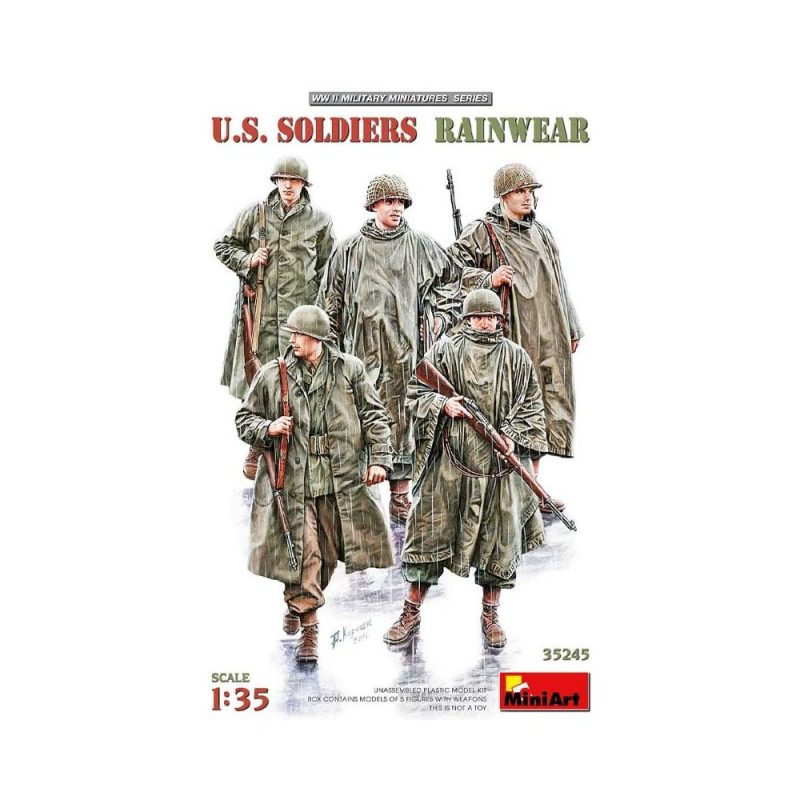 Miniart US Soldiers in Rainwear (1/35) 35245