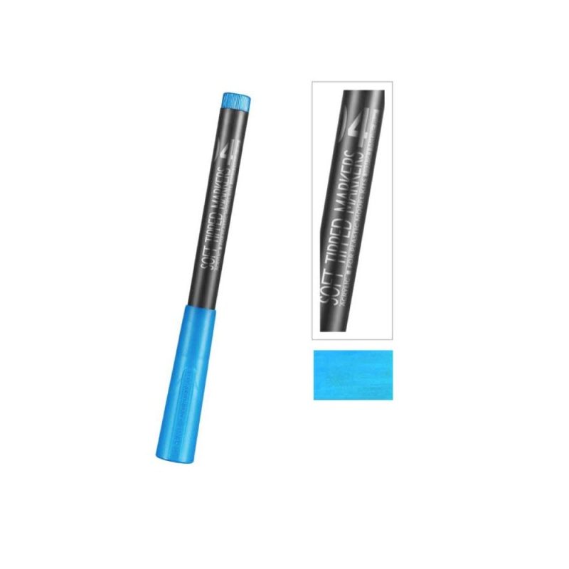 DSPIAE Metallic Blue Soft Tipped Marker Pen MKM-04
