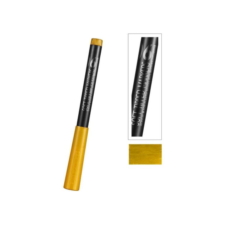 DSPIAE Metallic Gold Soft Tipped Marker Pen MKM-06