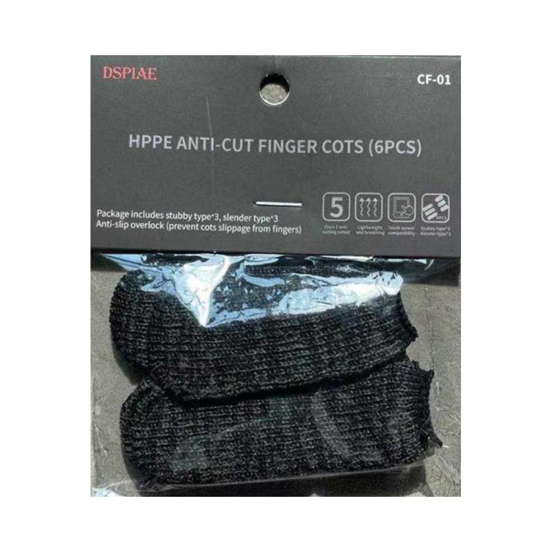DSPIAE 6x HPPE Anti-cut Finger Cots CF-01