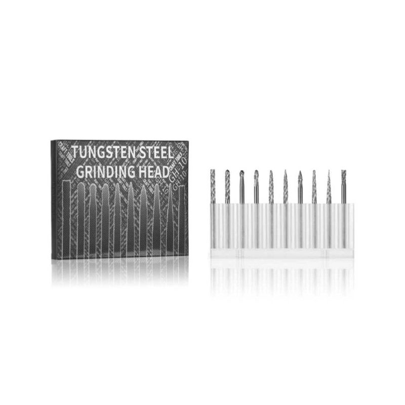 DSPIAE Tungsten Steel Grinding Head Set GH-10