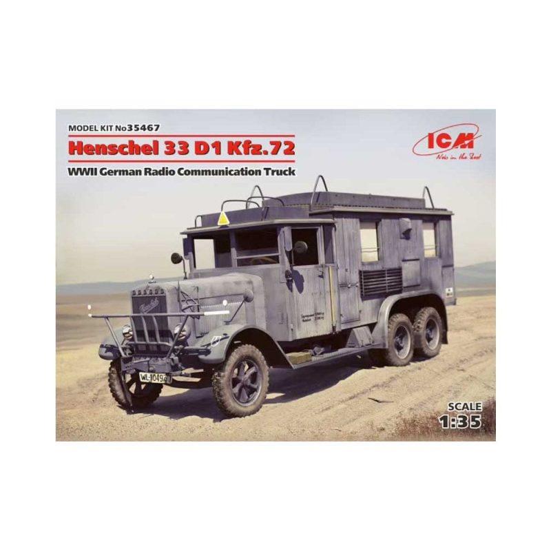 1/32 Henschel 33 D1 Kfz.72 ICM 35467