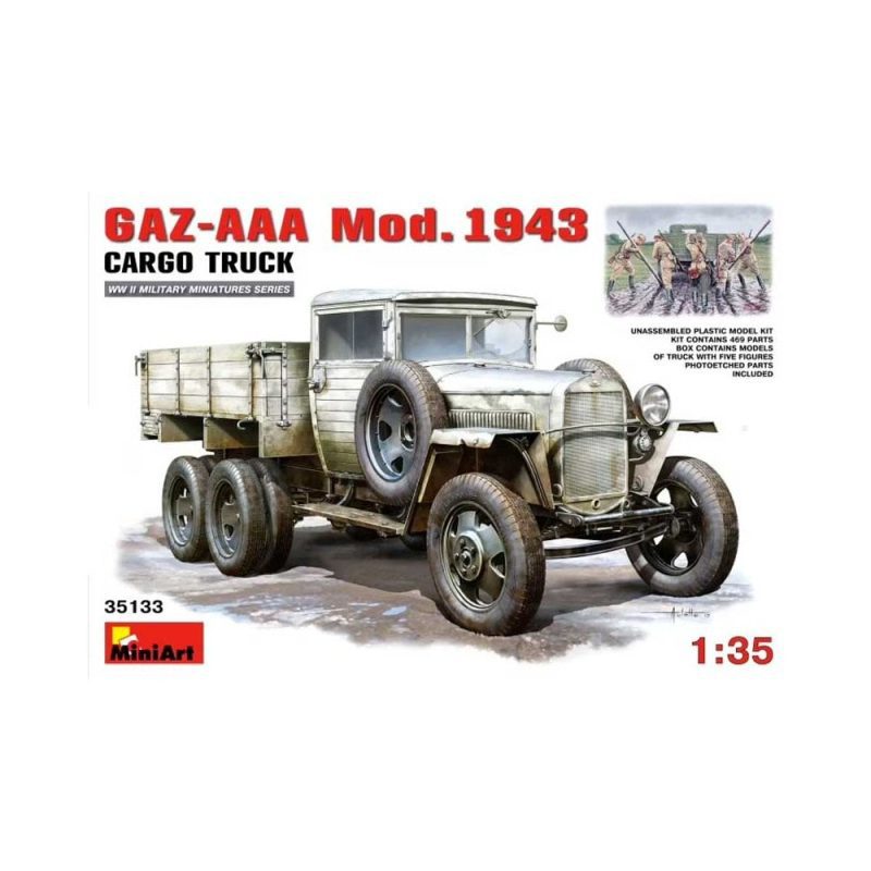 Miniart GAZ-AAA Mod.1943 Cargo Truck (1/35) 35133