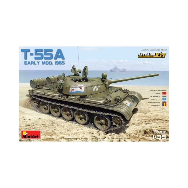 Miniart T-55A Soviet Tank Mod.1965 with Interior (1/35) 37016