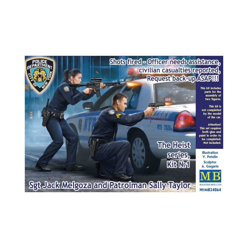 Master Box Heist No.1 - Shots Fired, Request Back (1/24) MB-24064