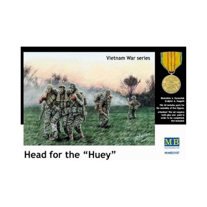 Master Box Head for the Huey Vietnam War series (1/35) MB-35107