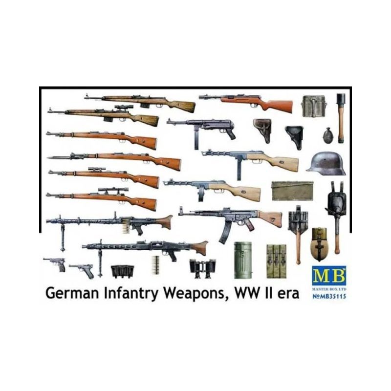 Master Box German Infantry Weapons WWII (1/35) MB-35115