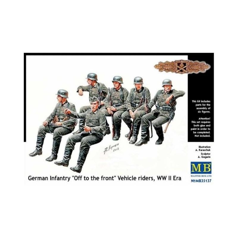 Master Box German Infantry Off to the Front Veh (1/35) MB-35137