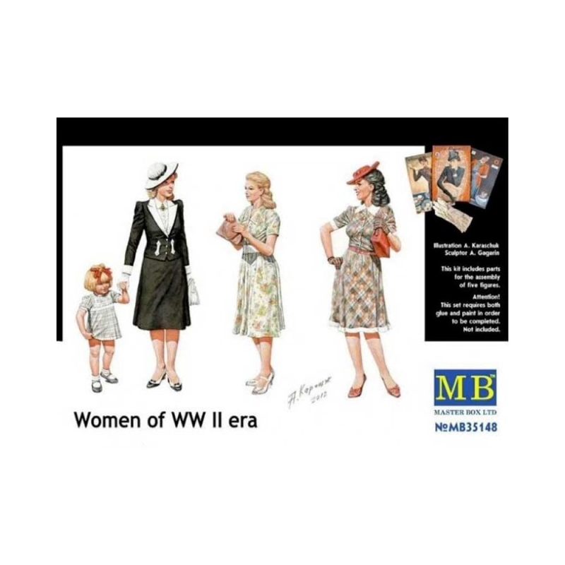 Master Box Women of WWII (1/35) MB-35148