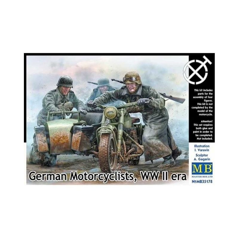 Master Box German Motorcyclists WWII (1/35) MB-35178