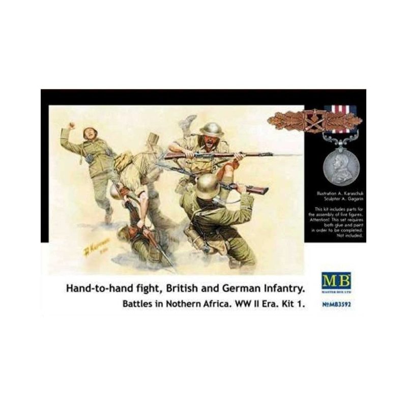Master Box British and German Infantry North Africa (1/35) MB-3592
