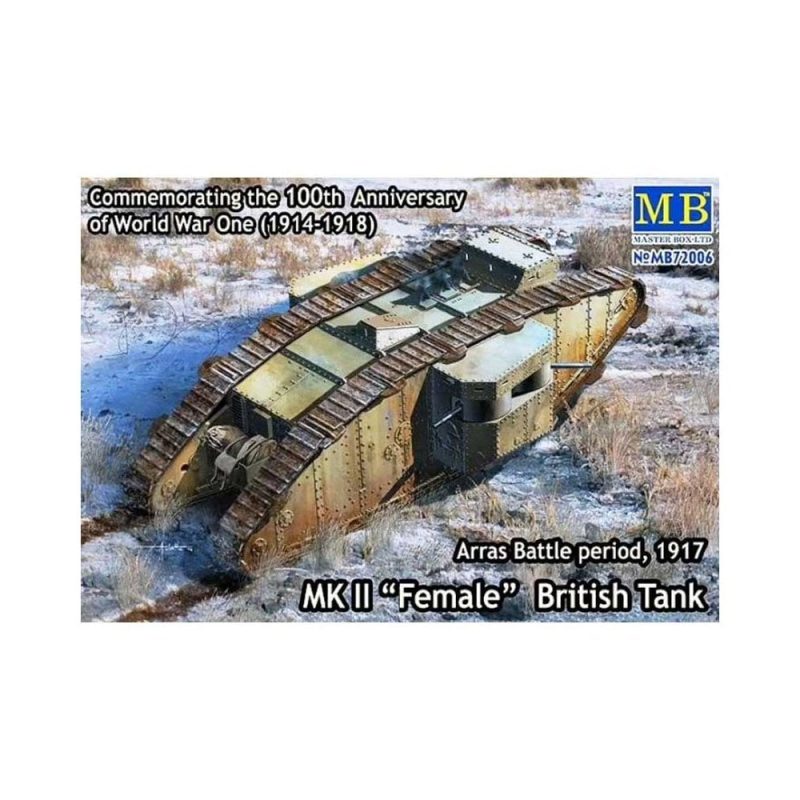Master Box Mk.II Female British Tank Arras Battle 1917 (1/72) MB-72006