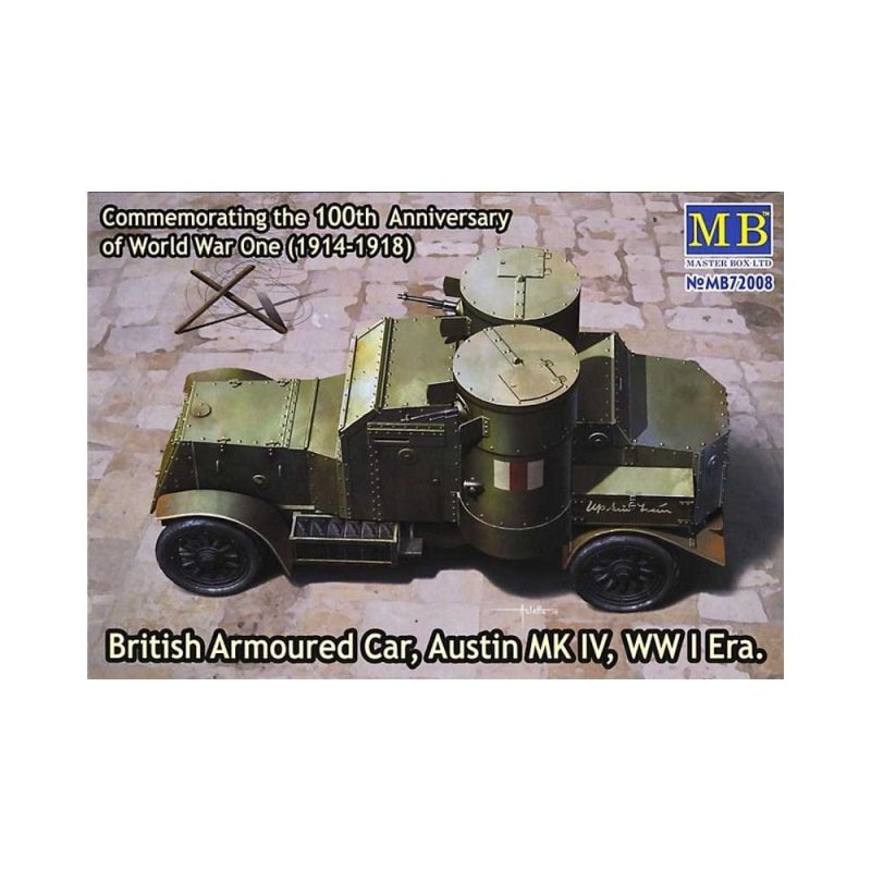 Master Box British Armoured Car Austin Mk.IV (1/72) MB-72008