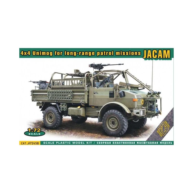 1/72 JACAM 4x4 Unimog For Long-Range Patrol Missions ACE Models 72458