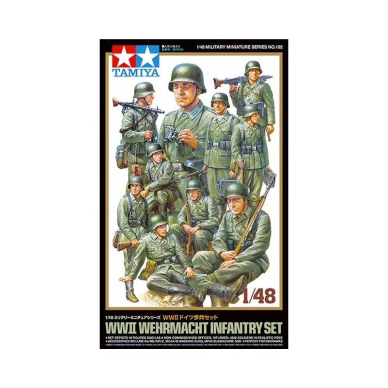 Tamiya WWII Wehrmacht Infantry Set (1/48) 32602