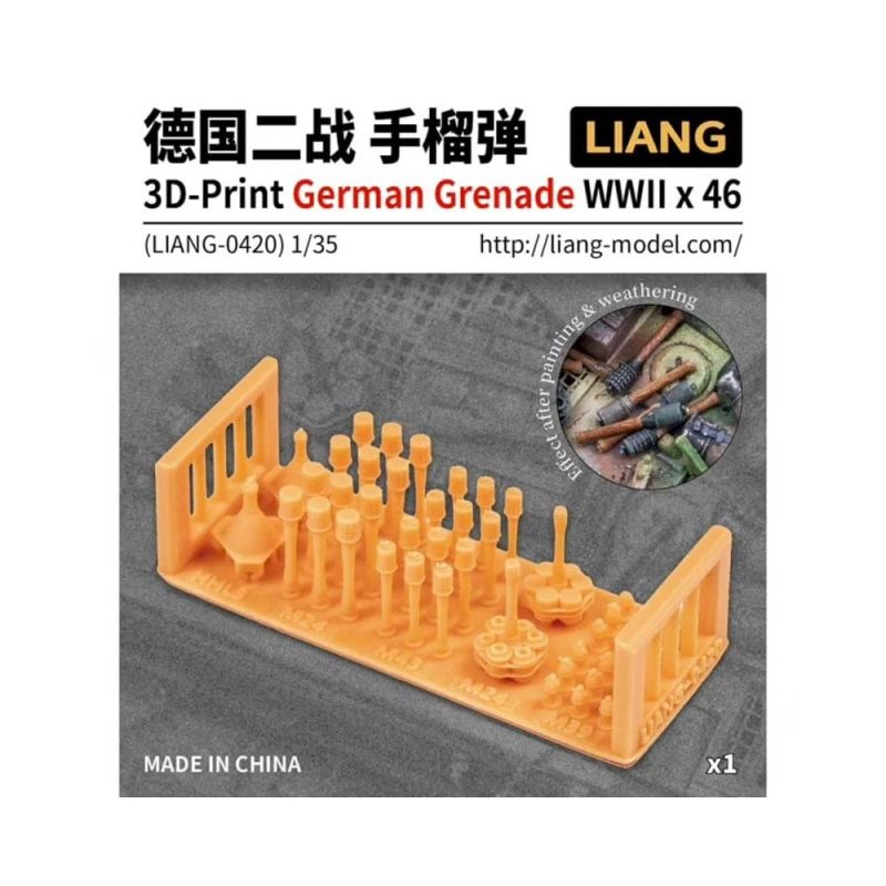 1/35 German Grenades WWII Liang 0420