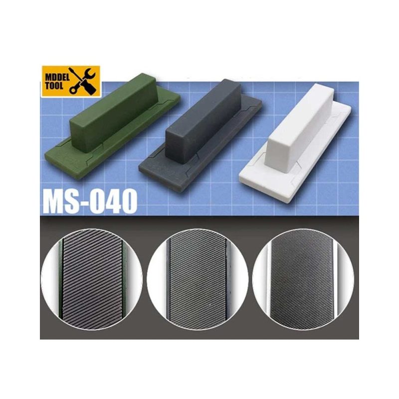 Grinding File Block - Grey Medium MSWZ 040M