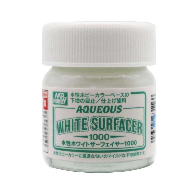Mr Hobby - Mr Surfacer White Aqueous 1000 (40ml) HSF-02
