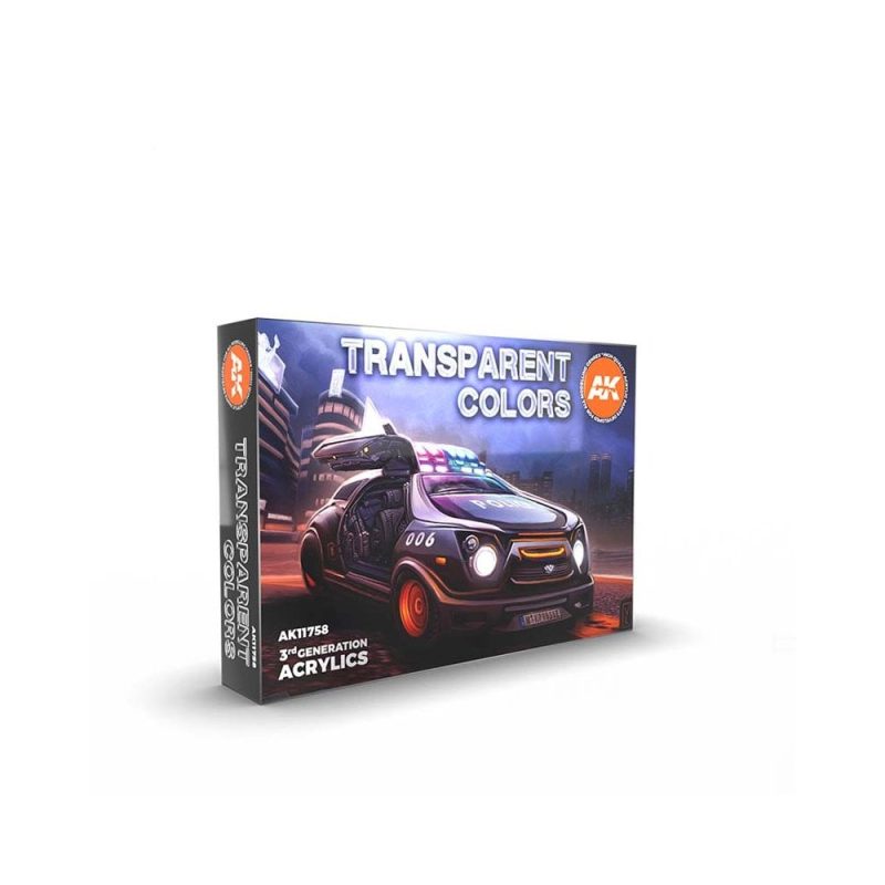 AK Interactive Transparent Colors Set 3G AK-11758