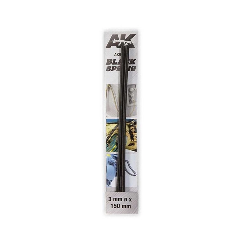 AK Interactive Black Spring 3mm AK-9189