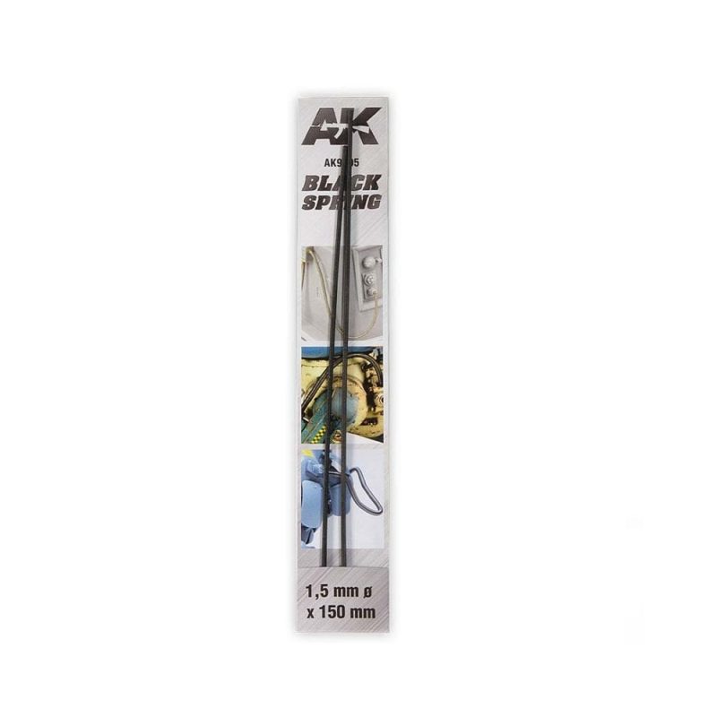 AK Interactive Black Spring 1.5mm AK-9195