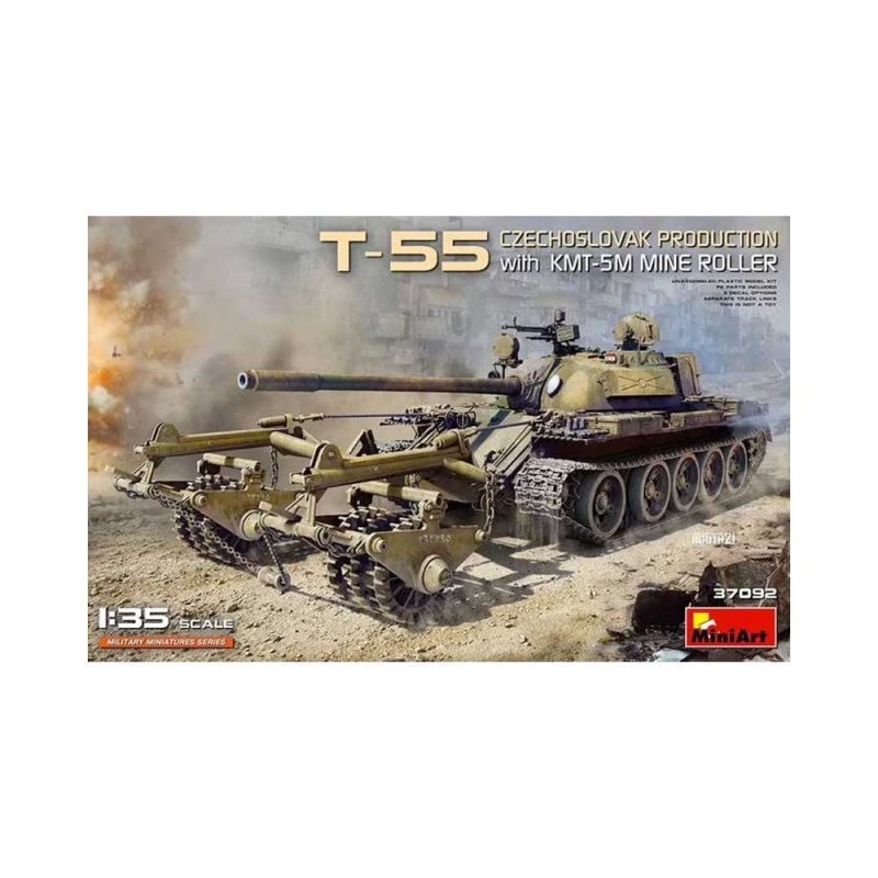 Miniart T55 Czechoslovak w/KMT-5M (1/35) 37092