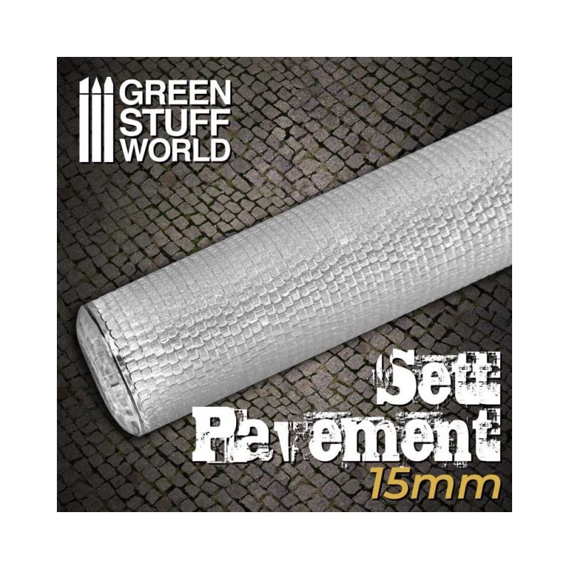 Green Stuff World - Rolling Pin Sett Pavement (15mm)