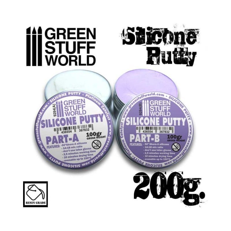 Green Stuff World - Violet Silicone Putty (200g)