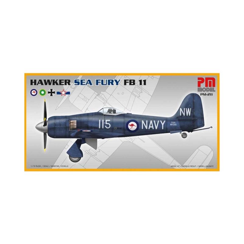 1/72 Hawker Sea Fury FB-11 PM Model 211