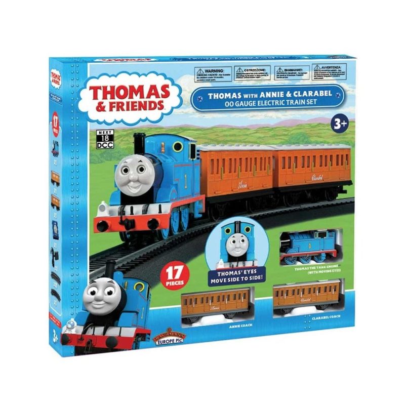 Thomas with Annie & Clarabel OO Scale Electric Train Set Bachmann 00642BE