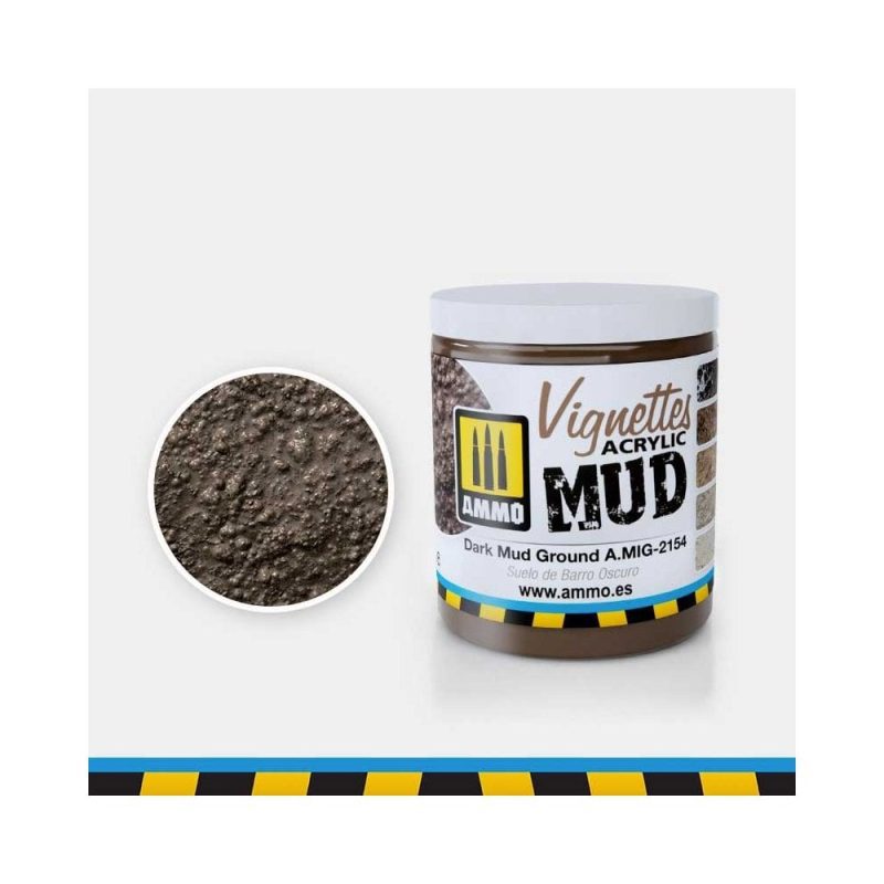 100ml Dark Mud Ground Ammo A.MIG-2154
