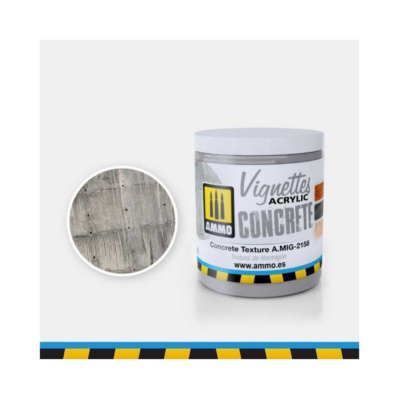 100ml Concrete Texture Ammo A.MIG-2158