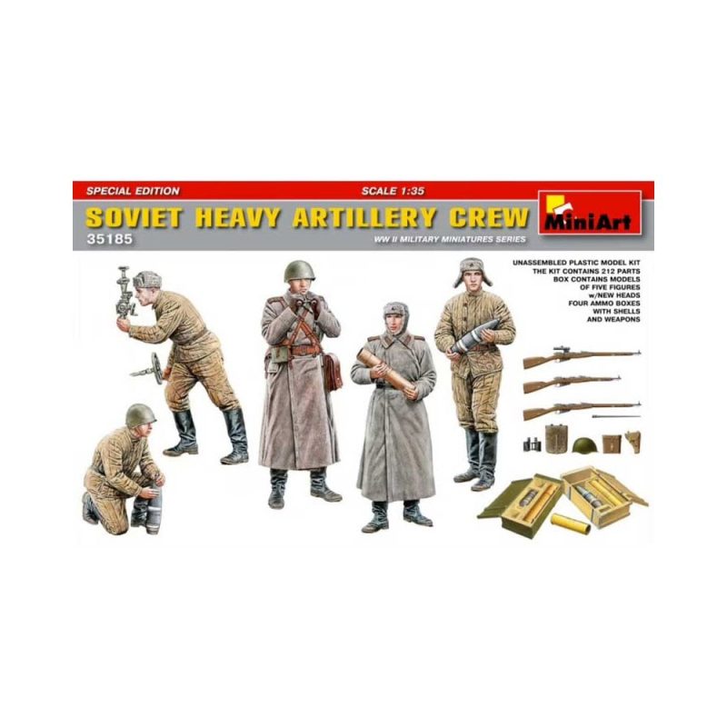 Miniart Soviet Heavy Artillery Crew Special Edition (1/35) 35185