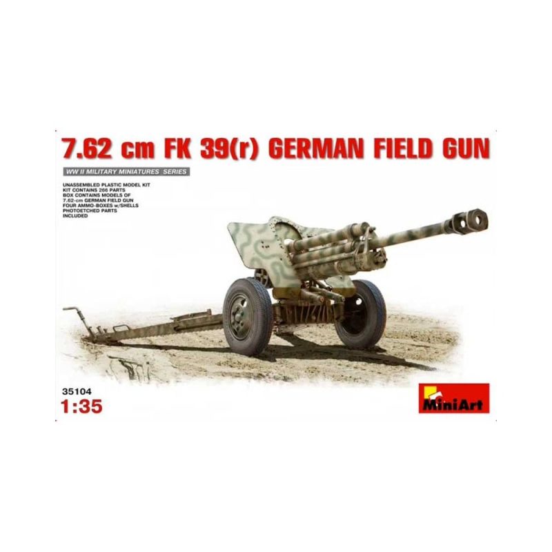 Miniart 7.62cm FK39( r ) German Field Gun (1/35) 35104