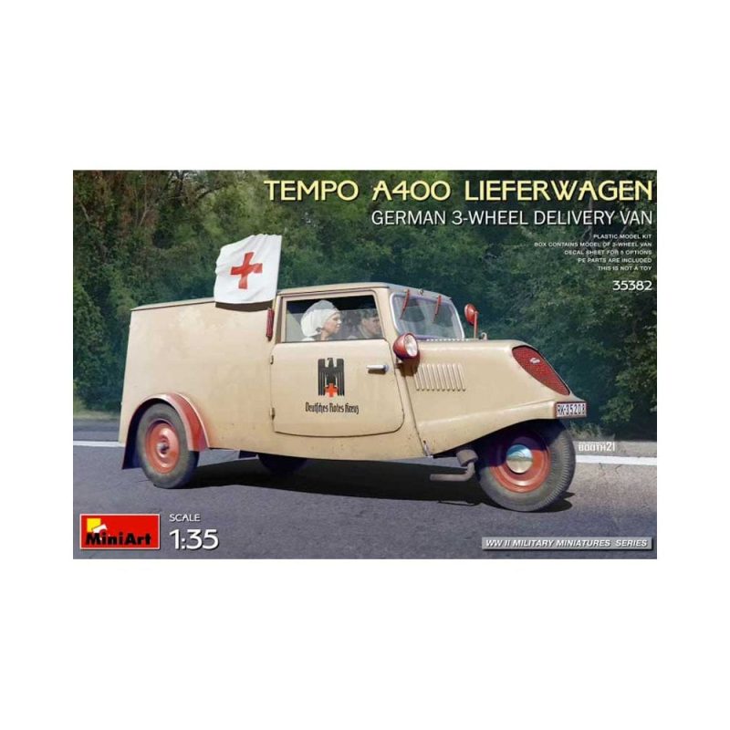 Miniart Tempo A400 Lieferwagen 3-Wheel Van (1/35) 35382