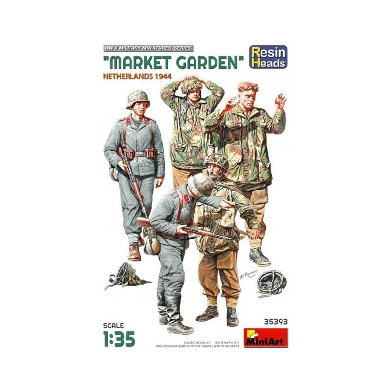 Miniart Market Garden. Holland 1944. w/ Resin Heads (1/35) 35393