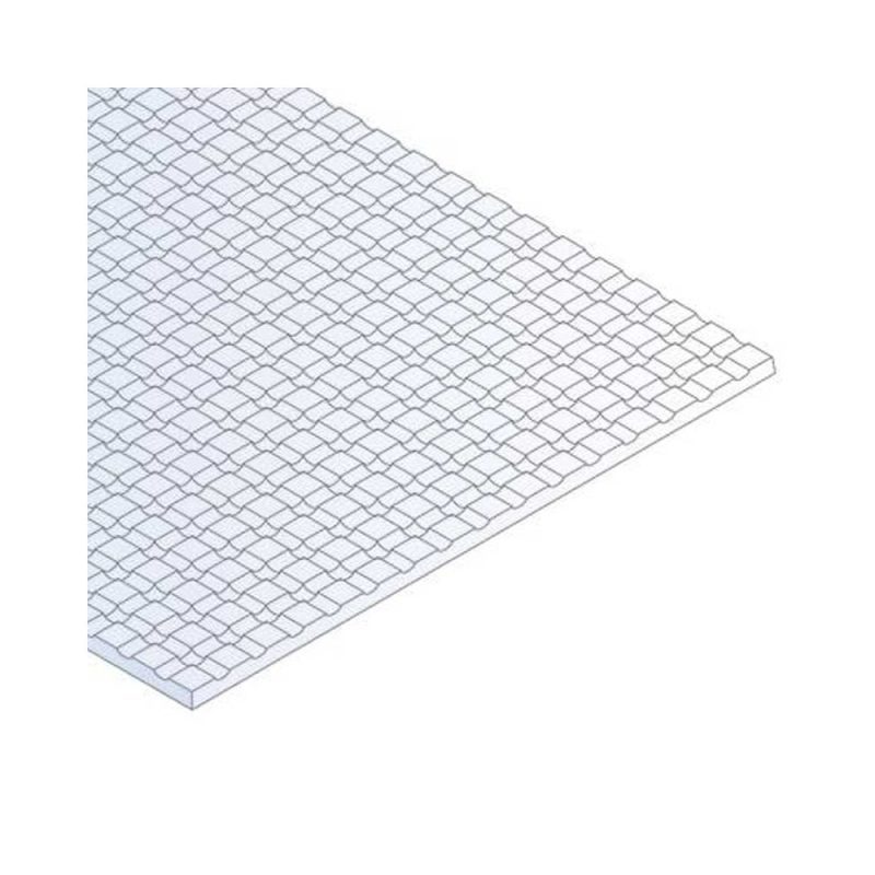 Evergreen White Styrene Square Tile Sheet (.040" 1/2") EG4507