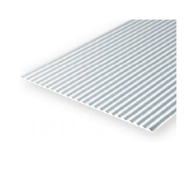 Evergreen Groove White Corrugated Siding Sheet (.040" .060") EG4527