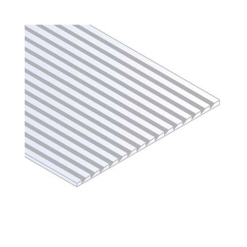 Evergreen White Novelty Siding Sheet (.040") EG4109