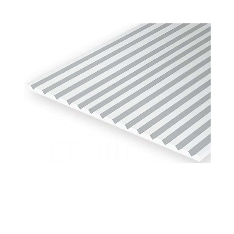 Evergreen White V Groove Siding Sheet (.040") EG4125