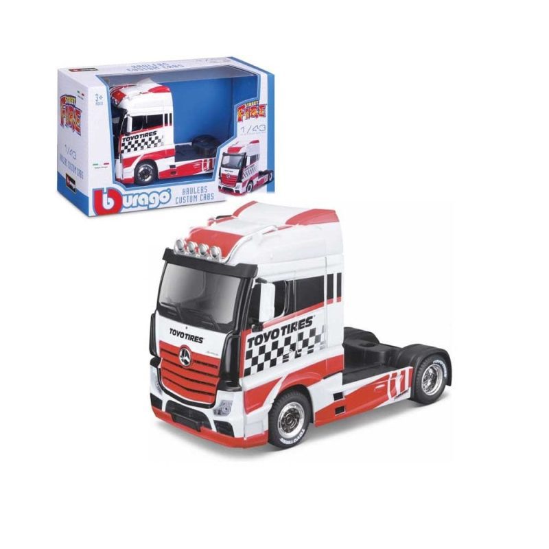 Bburago Mercedes‑Benz Actros Gigaspace Red (1/43) 32201