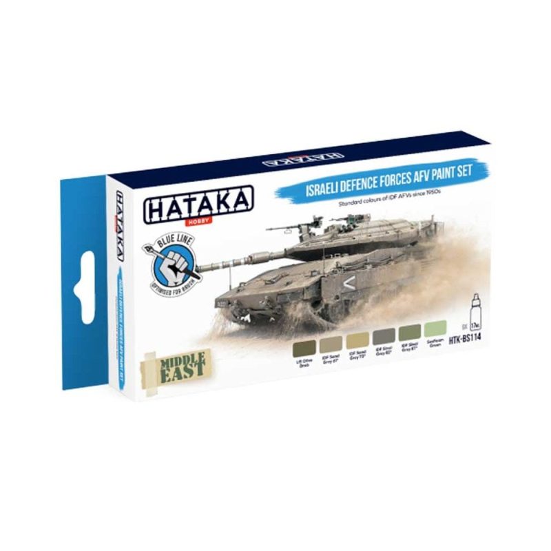 Hataka Blue Line Paint Set - Defence Forces AFV Paint HTK-BS114