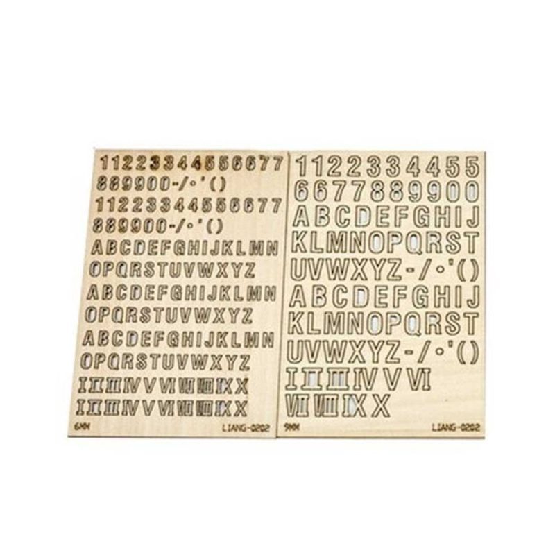 Modern Font (6-9mm Height) Liang 0202
