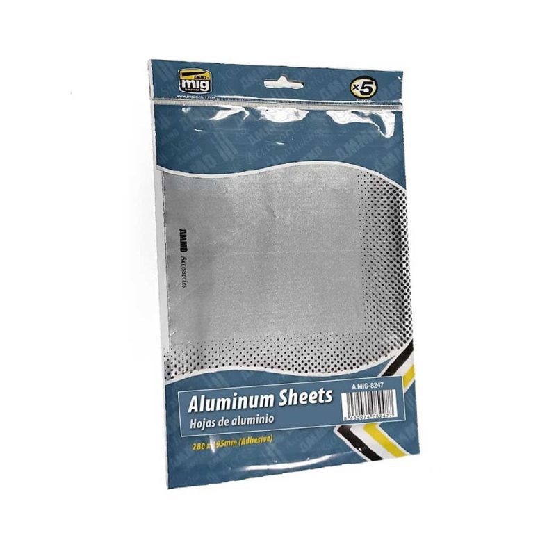 Aluminium Sheets 280X195mm AMIG8247 Ammo *Marks on sheets*