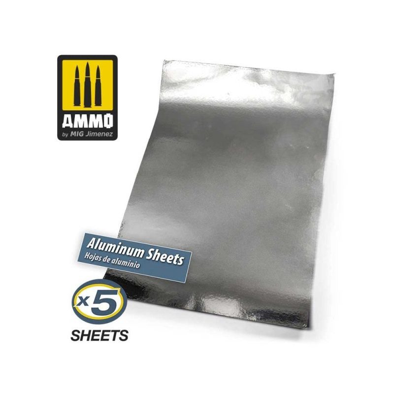 Aluminium Sheets 280X195mm AMIG8247 Ammo *Marks on sheets*