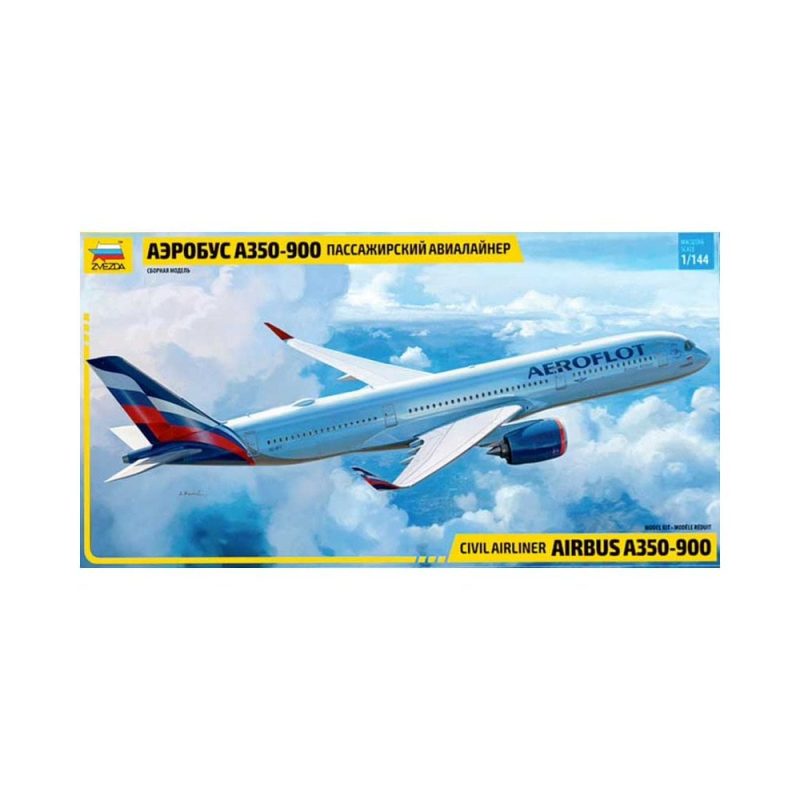 Zvezda Civil Airliner Airbus A350-900 (1/144) 7039