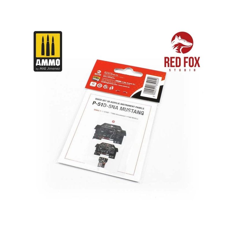 1/32 P-51D-5NA Mustang (for Revell kit) Red Fox Studio SQS-32005