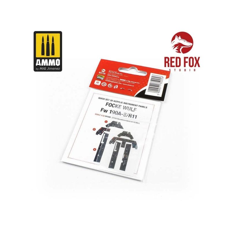 1/32 Focke-Wulf Fw190 A-8/R11 (for Revell kit) Red Fox Studio SQS-32006