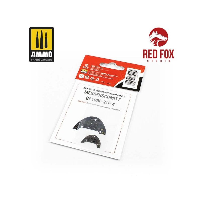 1/32 Messerschmitt Bf 109F-4 (for Trumpeter kit) Red Fox Studio SQS-32010