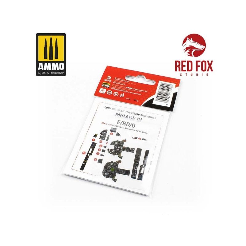1/32 Mirage III E/RD/O (for Revell kit) Red Fox Studio SQS-32011